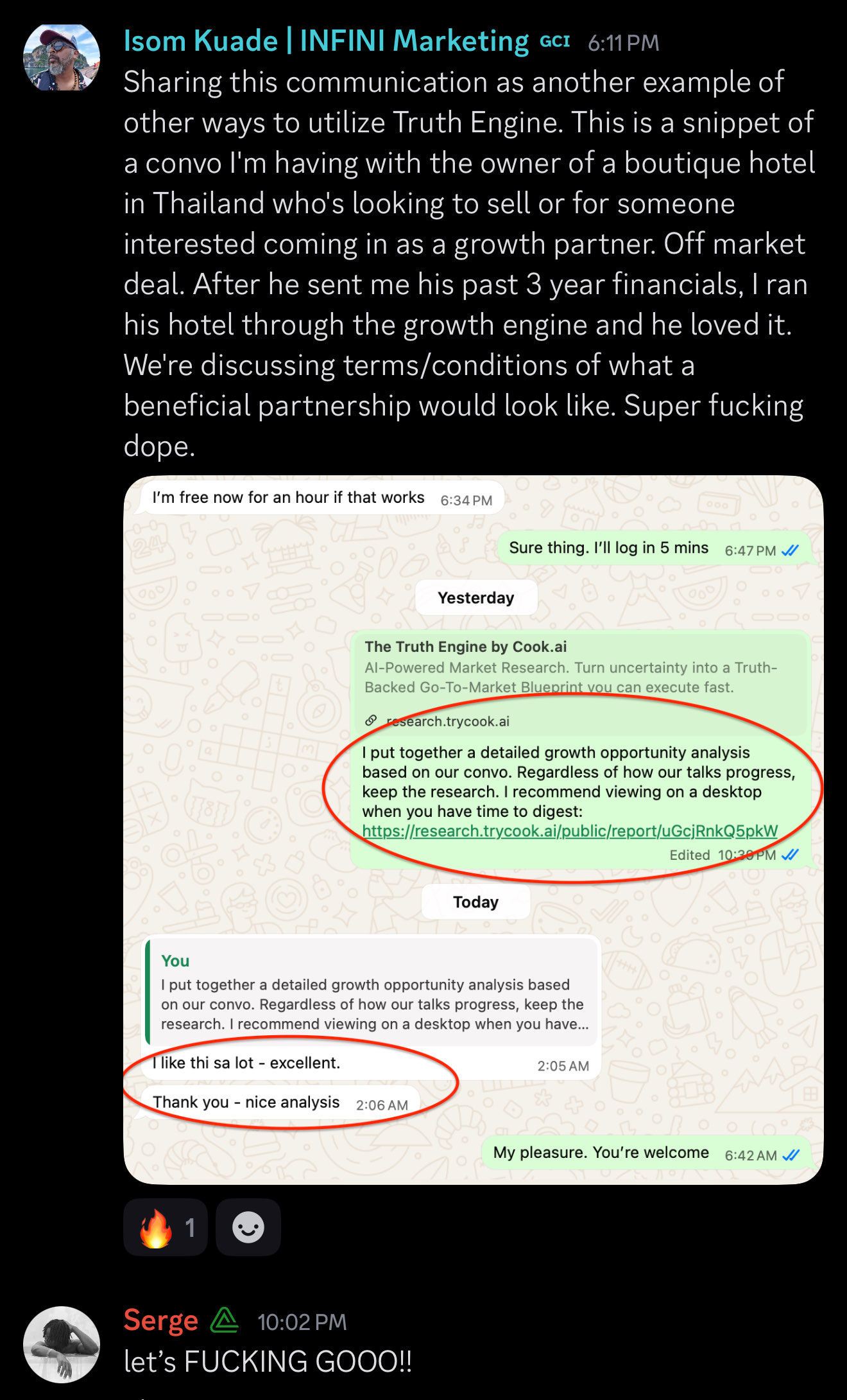 Truth Engine testimonial